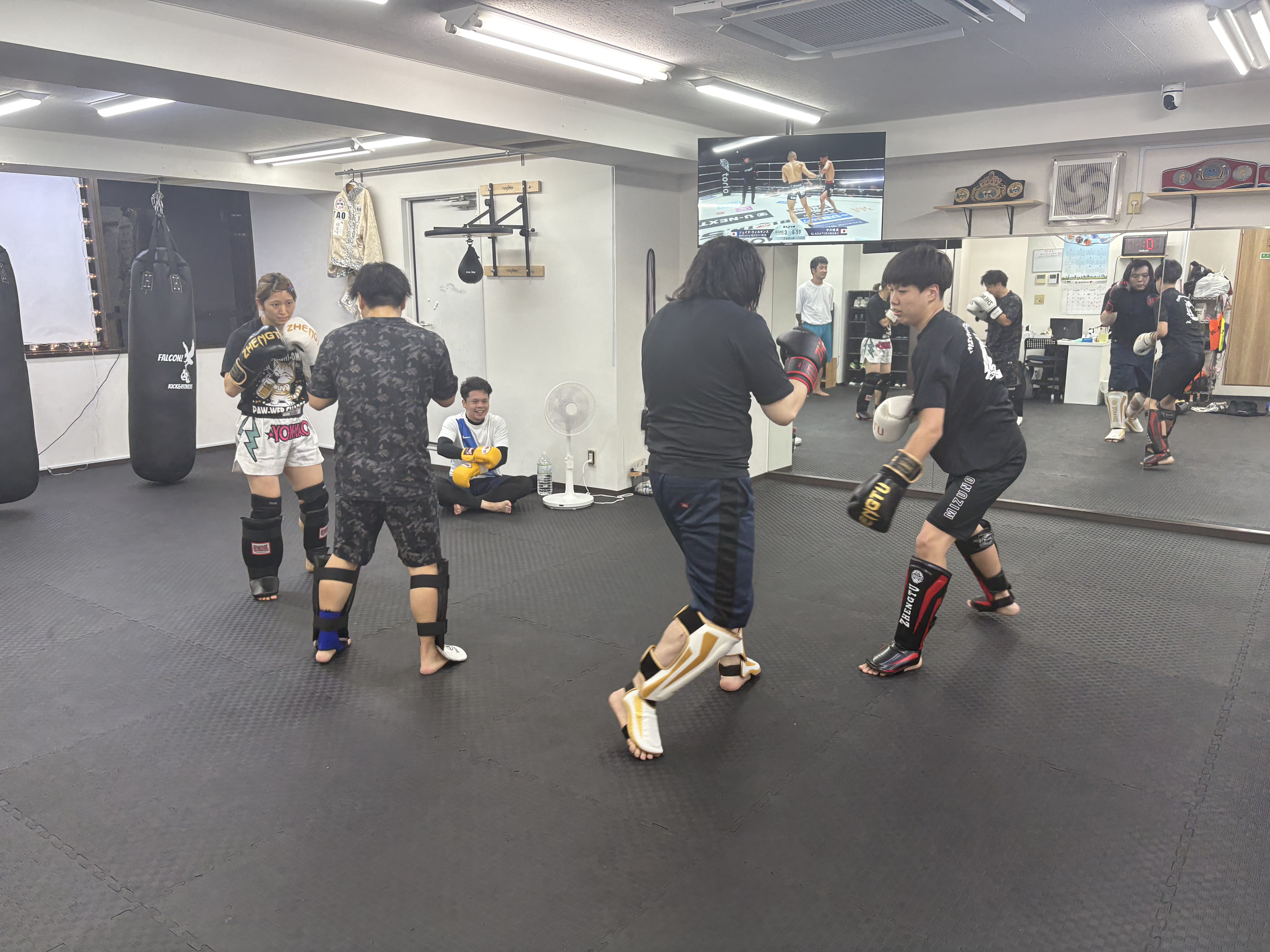 楽しく運動する仲間がいる